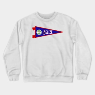 Belize Flag Pennant Crewneck Sweatshirt